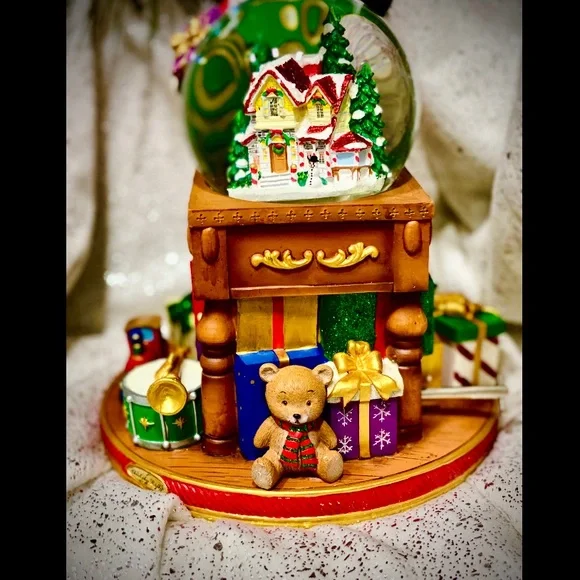 Christopher Radko snow globe music box